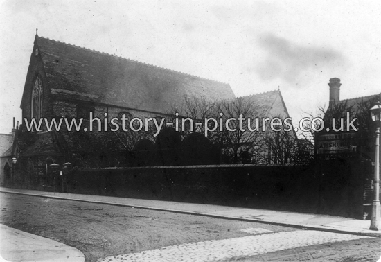 St. James Church, on the corner of St. James Road and Forest Lane, Forest Gate. c.1903.